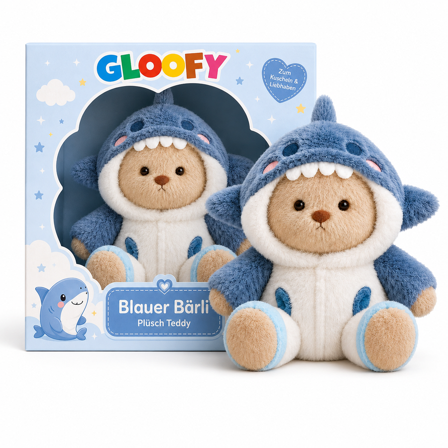 Blauer Sharky-Bärli